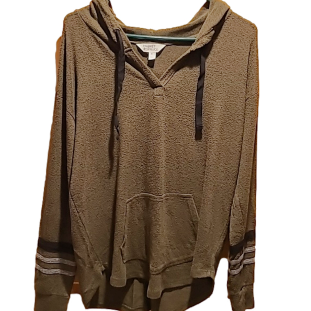 Market and Spruce Kallon knit with hood